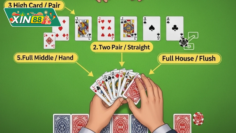 Hướng dẫn chơi Mậu Binh – Nghệ thuật sắp bài và đấu trí